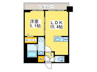 ｺﾛｰﾚ知事公館前の物件間取画像